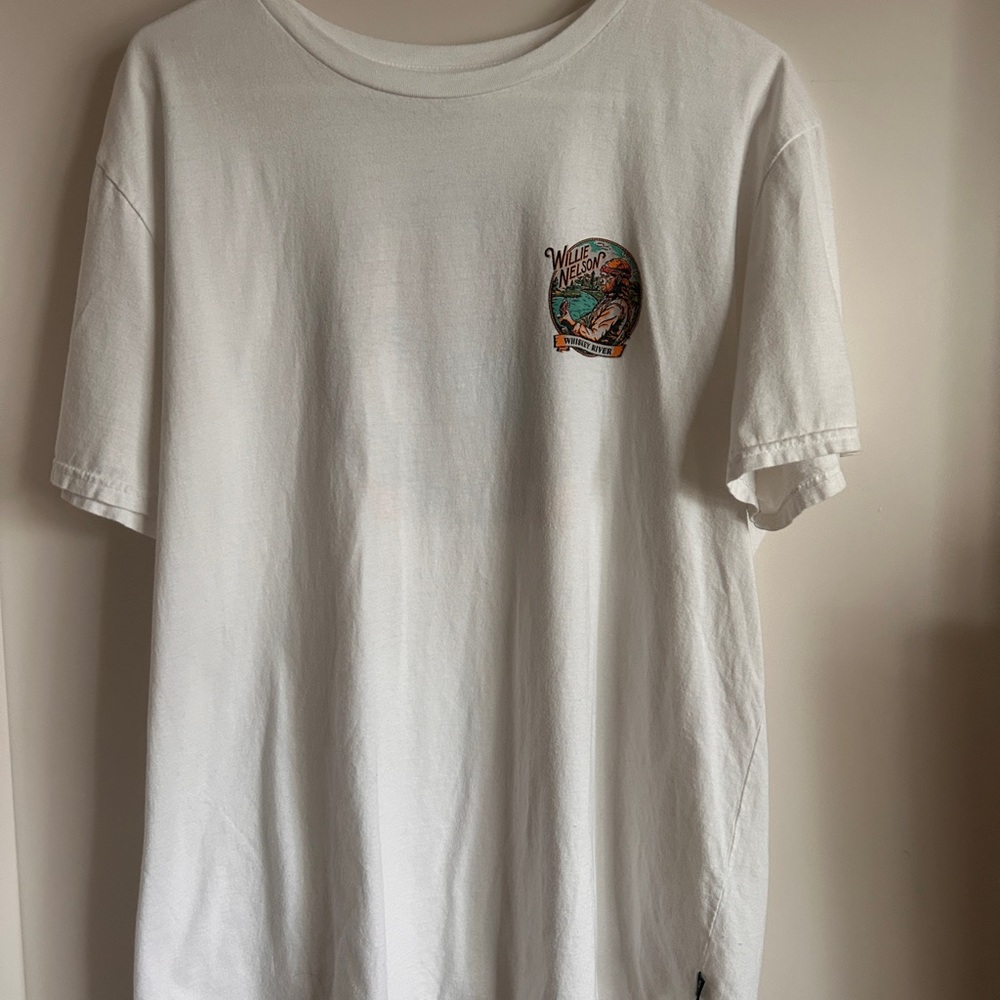 Brixton Willie Nelson Whiskey River White Tee